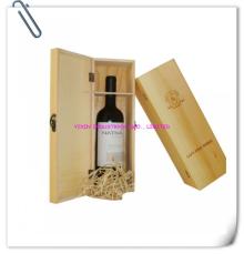 2014 Varnishing pine wooden red wine case YIXING3648