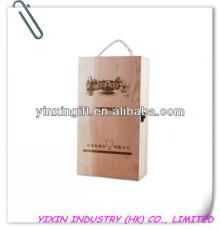 2014 Double pine wooden red wine boxes for sale YIXING1102