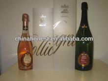 red wine clear plastic PET package box
