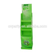 retail cardboard display shelf fashion chewing gum display shelf