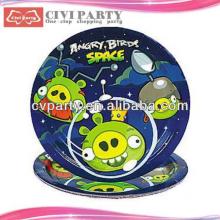 Flower Birthday -Themed Paper Party Square Plate chewing gum wrapping paper