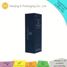 2014 hot sell X-707 red wine paper boxes with lid