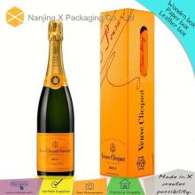 2014 hot sell X-846 red wine pape boxes with window
