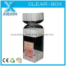 new box design clear pet lollipop packaging box