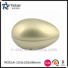 egg shape tin can/chocolate tin cans/tin can manufacturer