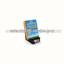 Color printed free standing product cardboard wooden lollipop display stand