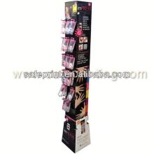 Custom in store 4 tier POP corrugated cardboard lollipop cake pop display stand