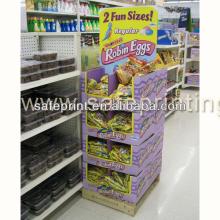 POS store retail cardboard wooden lollipop display stand