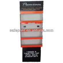 High quality CMYK corrugated cardboard clear acrylic lollipop display stand