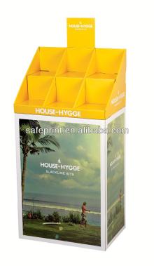 retail schoolbag pallet cardboard lollipop cake pop display stand