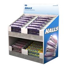 2 tiers stack up chewing gum paperboard countertop pdq point of sale display units