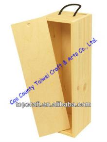 Wooden Wine or Champagne Box for 1x bottle(328 x 92 x 90)