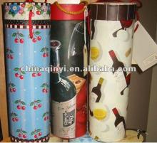 Papaer red Wine Tube  Box ,tube wine  box , paper  wine  box 