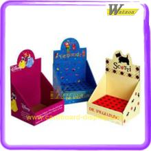 2014 Good Quality Cardboard Display Box PDQ for Lollipop Candy Sugar Exhibition Shelf