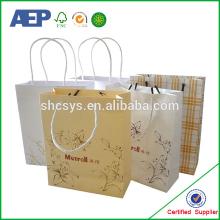 Tea Bag Paper Design With Logo Print/Oem Production Paper Shopping Bag