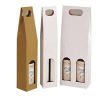 high quality customized red wine paper gift box with competitive price