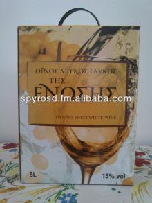  Sweet   Wine  Moschatos Limnou 5 Lt