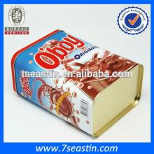 chocolate bars tin box packing&metal lolipop tin container for birthday