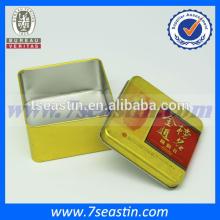 instant cocoa powder tin box packing for white collar