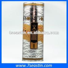 2014 pop round red wine tin can wine tin box wholesale