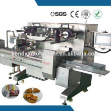 multi- function  tri servo marshmallow film packing  machine  made in china