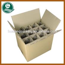 Recyclable wine carton boxes with separator manufacturer