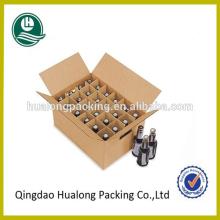 Cardboard wine bottle carton box