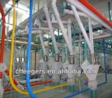 The blow through rotary airlock for flour mill production line