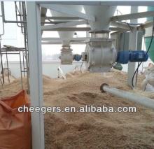 Rotary airlock for grain production line