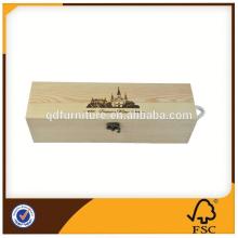 High End Champagne Wood Wine Case Best Packaging