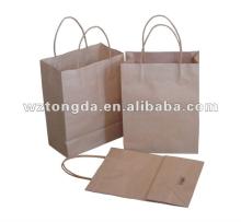 Paper packing Bags with rope handles for shoe