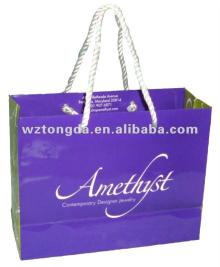 Paper Bags with rope handles for shoe