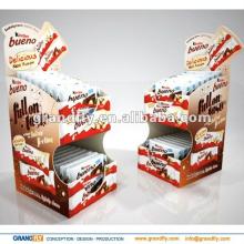 Commercial Chocolate Bars Showing Floor Standing Display