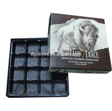 OEM factory homemade custom luxury gift paper chocolate boxes packaging with divider