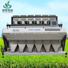 2014 the new design advanced led light and ccd 384 channels rice color sorter in rice milling machin