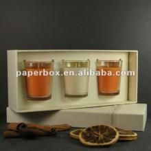 custom design Pintail Candles Cinnamon & Orange Fusion Gift candle Box with inlay