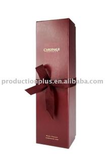 Red wine Transparent Cylinder Rigid box