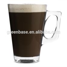 Conic Glass Mugs 8.8oz / 250ml ideal for coffee, latte & hot chocolate