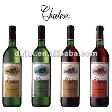 Eco-Friendly printed adhesive PET red wine labels