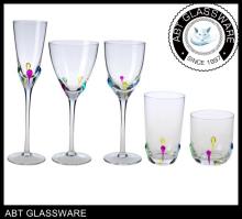 Hand made blue / red / pink red wine brands for promotion