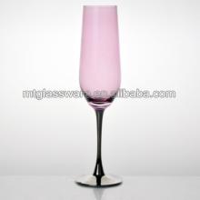 4 COLOR PAINTING CHAMPAGNE WITH SLIVER STEM