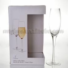 6oz clear champagne glass flute glass