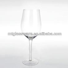 High transparency large size clear red wine glass , flower glass vase