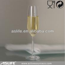 (ASG1808)Dish Washer Proof Goblet Glassware! Unleaded Cristal Champagne Flutes! Lead Free Glassware
