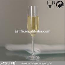 ASG1877-220cc 7.7oz Bulk Egg Packing No Lead Crystal Glass Champagne Flutes!220ml Eco Friendly Champ