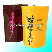 Custom Printed Stand Up Foil Tea Bags for Sale