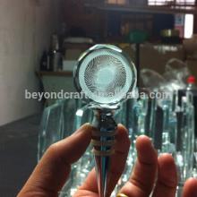 laser crystal wine bottle decorations,red wine stopper