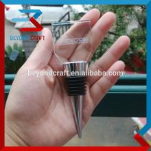  Crystal   glass  red wine stopper for promotional gift