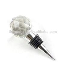 china wholesale crystal glass red wine bottle stopper