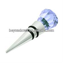 crystal red wine cork,glass wine stoppers
